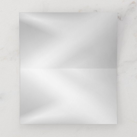 Wedding Party Silver Hearts Grey Black Elegant Plaatskaartje (Binnenkant ongevouwen)