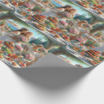 Wedding Party Wrapping Paper Cadeaupapier<br><div class="desc">"AI-gegenereerd kunstwerk met ontwerprichting door Susang6"</div>