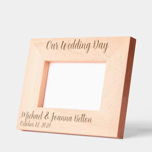 Wedding Pas getrouwd Jubileum Tree Gegraveerde Lijstjes (Links)