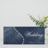 Wedding Pearl Uitnodiging (Staand voorkant)