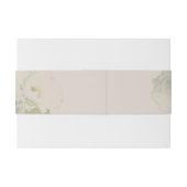 Wedding Peony Mauve Invitation Belly Band Uitnodigingen Wikkel (Achterkant Voorbeeld)