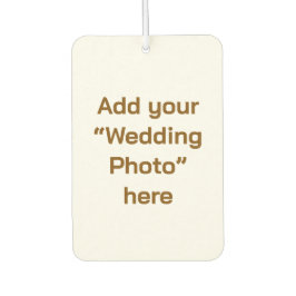 “Wedding Photo” Air Freshener Luchtverfrisser