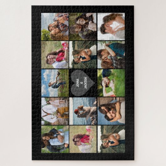 Wedding Photo Collage Legpuzzel (Verticaal)