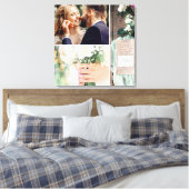 Wedding Photo Shoot Collage Canvas Afdruk (Insitu (Slaapkamer))