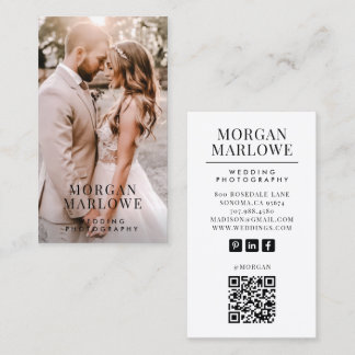 Wedding Photographer Business Card Visitekaartje