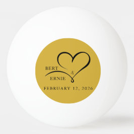 Wedding Ping Pong Ball Custom Text Fun Party Favor