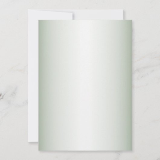 Wedding Pink Floral Rustic Green Engagement Party Kaart (Achterkant)