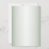 Wedding Pink Floral Rustic Green Rehearsal Dinner Kaart (Achterkant)