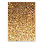 Wedding Place Card Gold Glam Kaart (Achterkant)