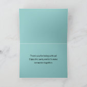 Wedding Place Card Paper - Table Decorations Bedankkaart (Binnen)