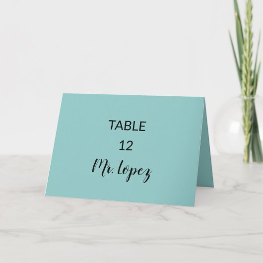 Wedding Place Card Paper - Table Decorations Bedankkaart (Voorkant)