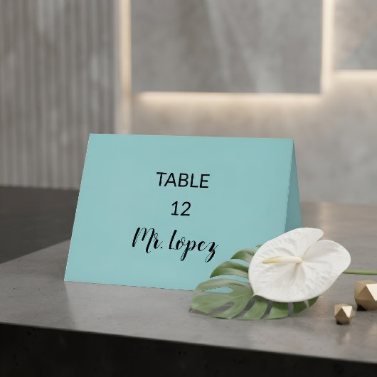 Wedding Place Card Paper - Table Decorations Bedankkaart