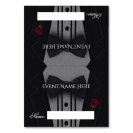 Wedding Place Card Tuxedo Kaart