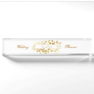 Wedding Planner Acryl Desk Naam Bord Naambordje