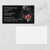 Wedding Planner Bride Groom Flowers Theme Visitekaartje (Voorkant / Achterkant)