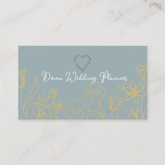 Wedding Planner Business Card  Visitekaartje (Voorkant)
