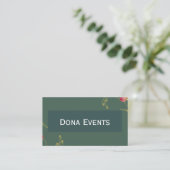 Wedding Planner Business Card  Visitekaartje (Staand voorkant)