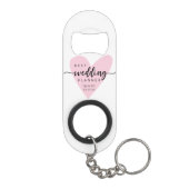 Wedding Planner Coördinator Mini Flessenopener (Achterkant)