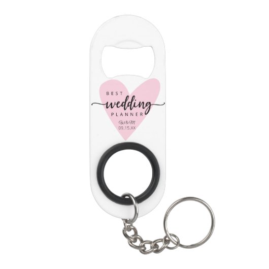 Wedding Planner Coördinator Mini Flessenopener (Achterkant)