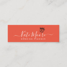 Wedding Planner Crown Hearts Rood Sinaasappel