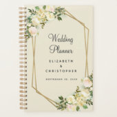 Wedding Planner Elegant Chic Waterverf Gold Lijst (Voorkant)