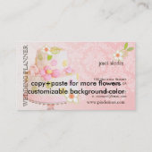 , Wedding Planner + Fidora Damask Visitekaartje (Achterkant)