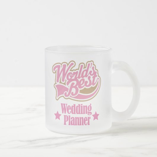 Wedding Planner Gift (beste werelden) Matglas Koffiemok (Rechts)