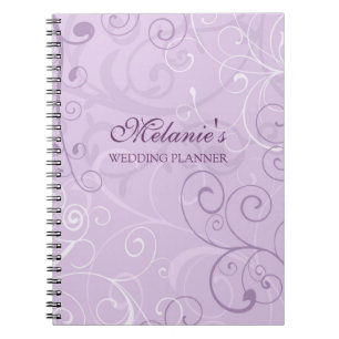 Wedding Planner Lavender Swirls-laptop Notitieboek