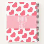 Wedding Planner Love Hearts Notitieboek (Achterkant)
