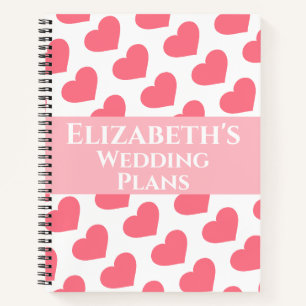Wedding Planner Love Hearts Notitieboek