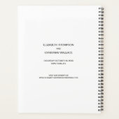 Wedding planner verloving foto collage (Achterkant)