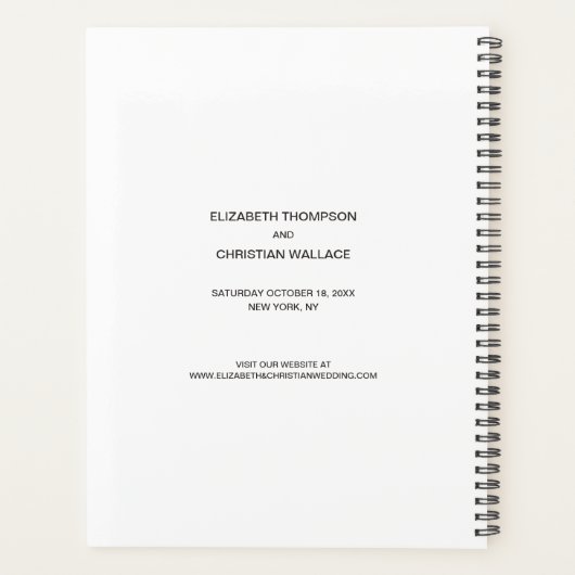 Wedding planner verloving foto collage (Achterkant)