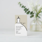 Wedding Planner - Wedding Dress Form Visitekaartje (Staand voorkant)