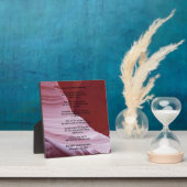 Wedding Plaque Apache Blessing voelt geen regen Fotoplaat (Insitu)