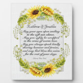 Wedding Poem Plaque Fotoplaat (Voorkant)