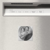 Wedding-portret van hun koninklijke hoogtes magneet (Insitu (Vaatwasser))