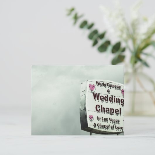 Wedding Post Kaart (Staand voorkant)