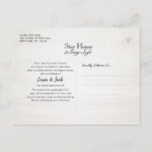 Wedding Postponement Love is Patiënte Sunflower Aankondigingskaart (Achterkant)