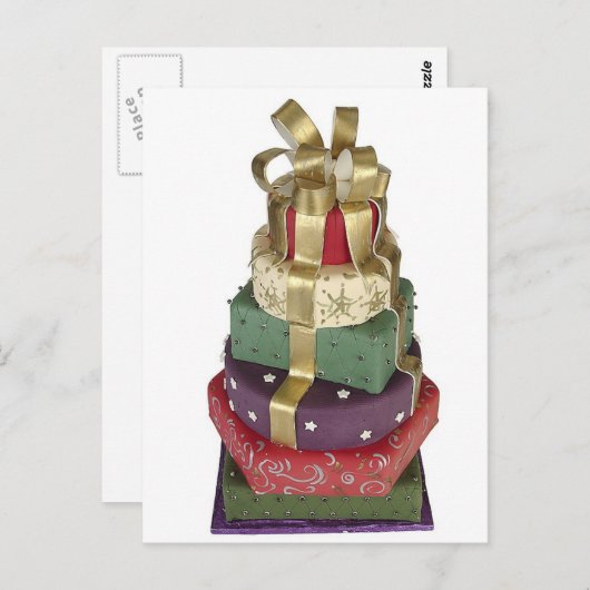 Wedding Present Cake Briefkaart (Voorkant / Achterkant)