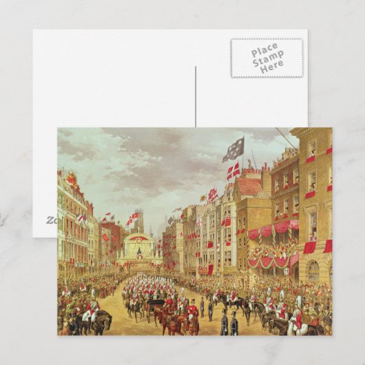 Wedding Procession of Edward, Prince of Wales Briefkaart (Voorkant / Achterkant)