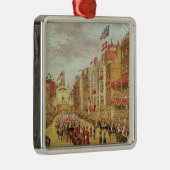 Wedding Procession of Edward, Prince of Wales Metalen Ornament (Rechts)