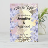 Wedding Professional Classical Floral Save The Date (Staand voorkant)