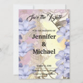Wedding Professional Classical Floral Save The Date (Voorkant)
