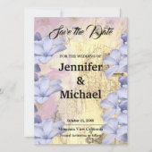 Wedding Professional Classical Floral Save The Date (Voorkant)