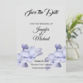 Wedding Professional Classical Floral Save The Date (Staand voorkant)