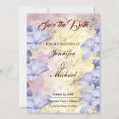 Wedding Professional Classical Floral Save The Date (Voorkant)