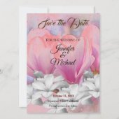 Wedding Professional Classical Floral Save The Date (Voorkant)