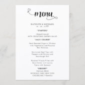 Wedding Program and Wedding Menu (Voorkant)