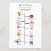 Wedding Program and Wedding Menu (Achterkant)