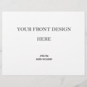 Wedding Program Booklet Printing 5.5x8.5" (Voorkant)